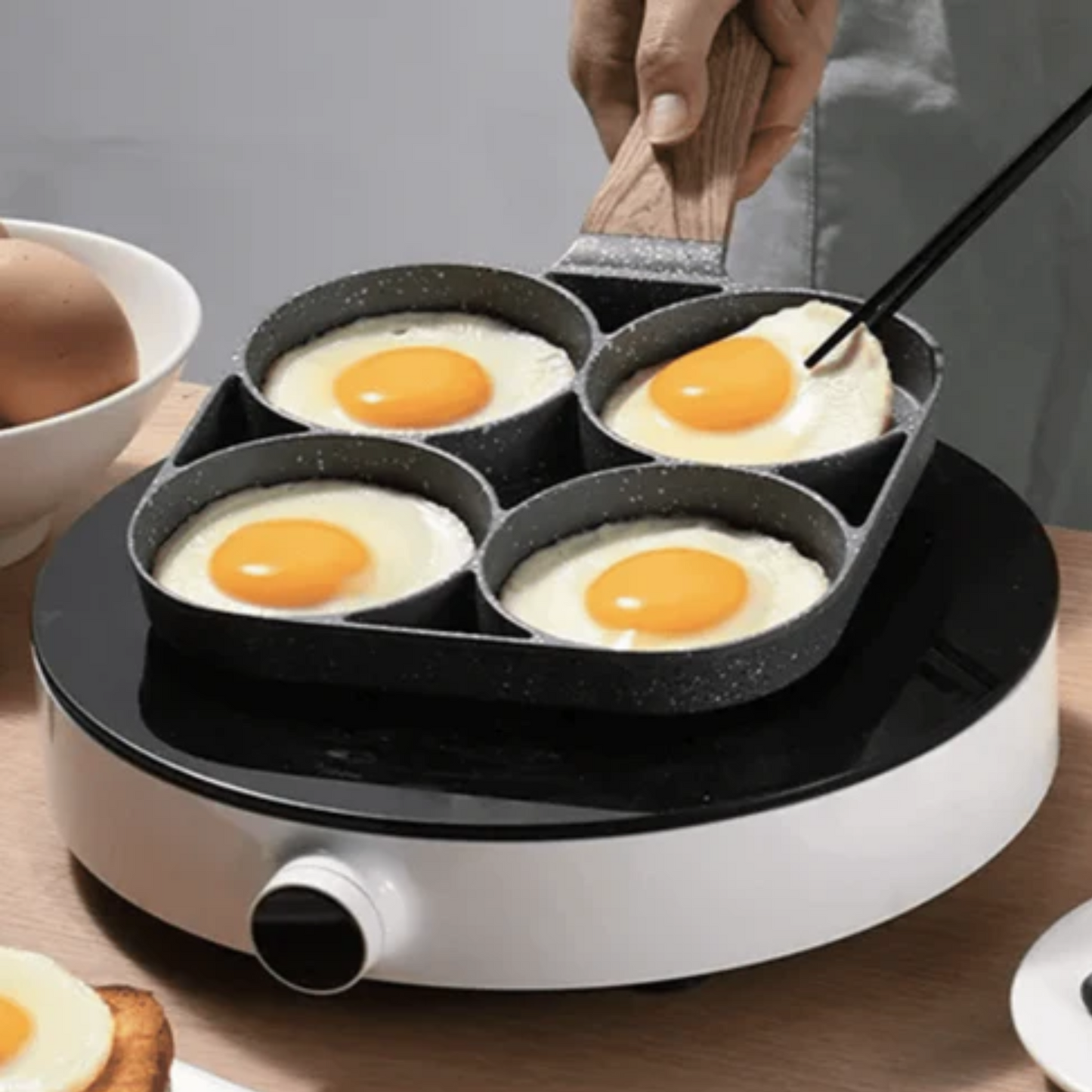 CERAMIC PRO 🍳 Sartén antiadherente 4 en 1