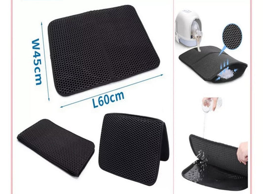 CAT CLEAN🐈🧼 Alfombra atrapa arena de gato